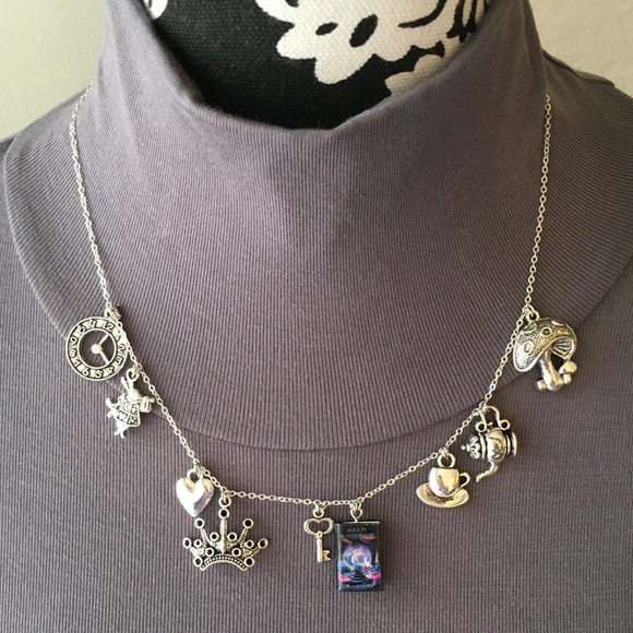 Alice in Wonderland by Lewis Carroll Handmade Literature Necklace, Book Cover - Picture 8 of 16